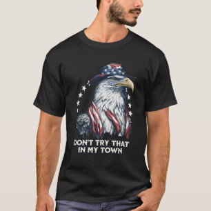 Vintager Retro, versuche das nicht in meiner Stadt T-Shirt