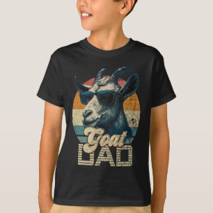 Vintager Retro-Ziege-Vater Best Goat Daddy Funny F T-Shirt
