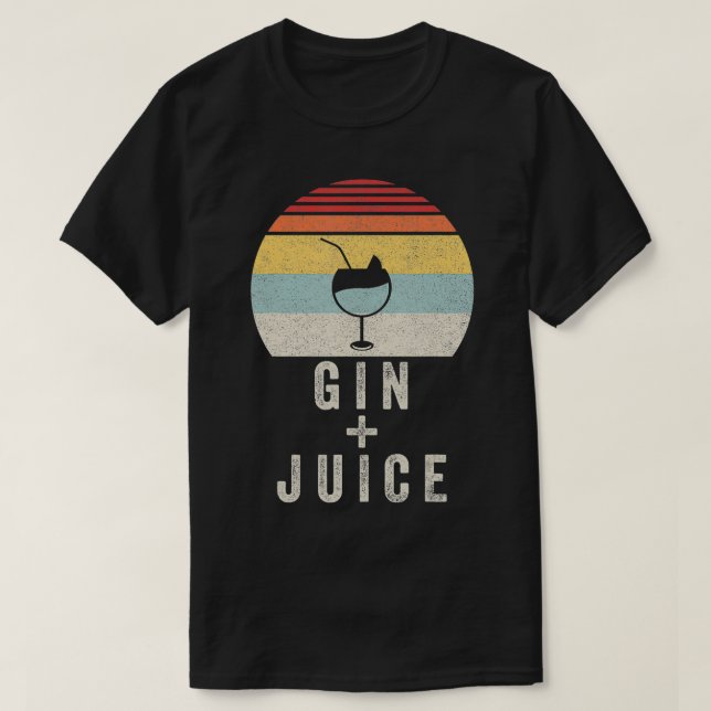 Vintager Retrogin + Saft T-Shirt (Design vorne)