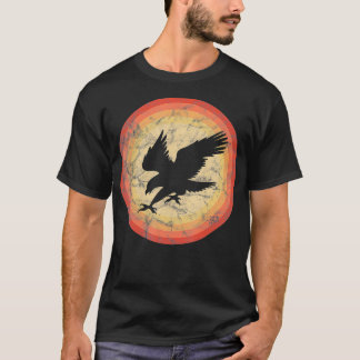 Vintager Retrohawvogeluntergang T-Shirt