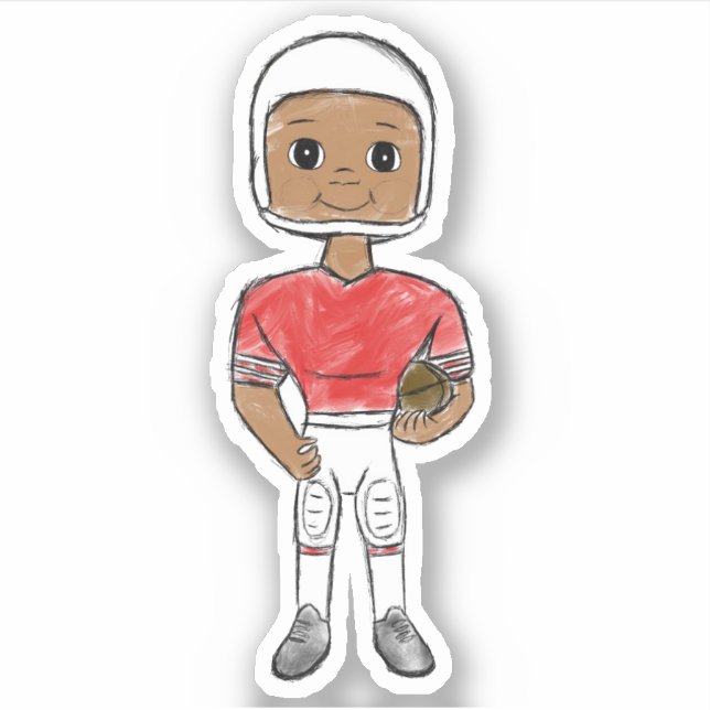 Vintager Retrospieler Aufkleber (Vorderseite)