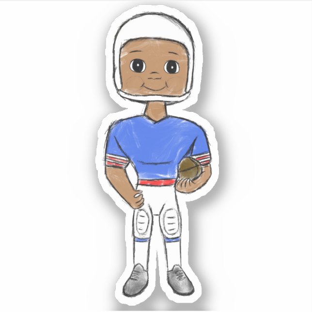 Vintager Retrospieler Aufkleber (Vorderseite)