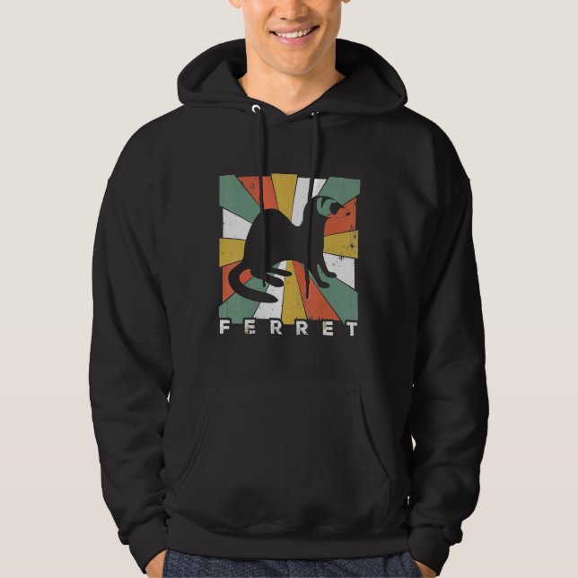 Vintager Retrostil Hoodie (Vorderseite)