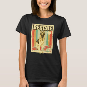 Vintager Rettungshund T-Shirt