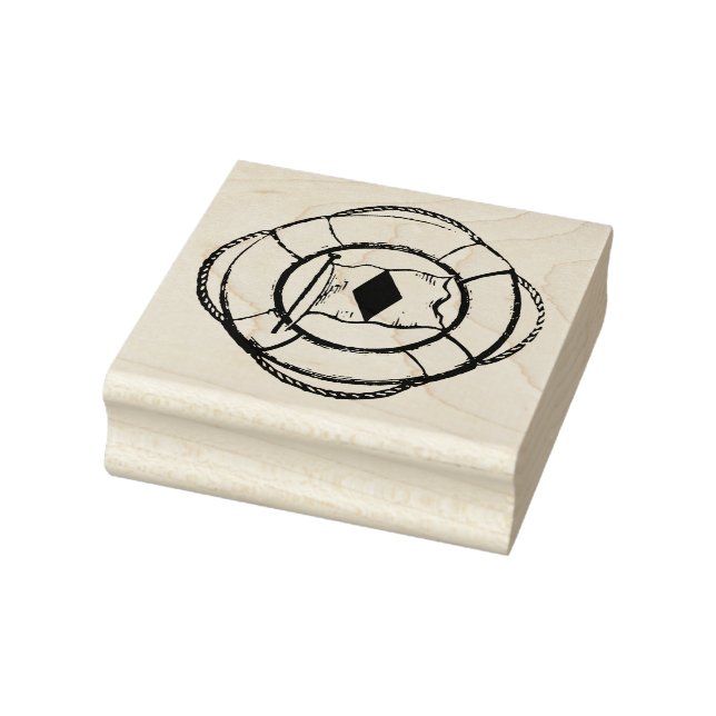 Vintager Ring Gummi Briefmarke Gummistempel (Stempel)