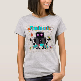 Vintager Robot Classic Funny attackiert von Cutene T-Shirt