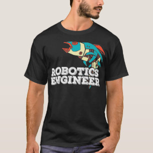 Vintager Robotik-Ingenieur Moderne Technologie T-Shirt
