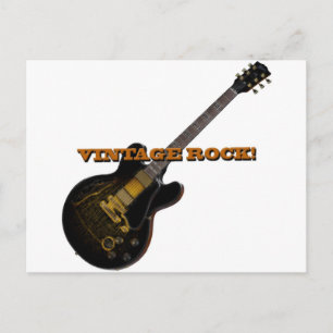 Vintager Rock Postkarte