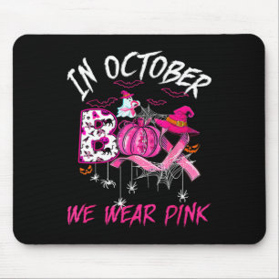 Vintager rosa Brustkrebs-Krieger Niedlicher Geist Mousepad