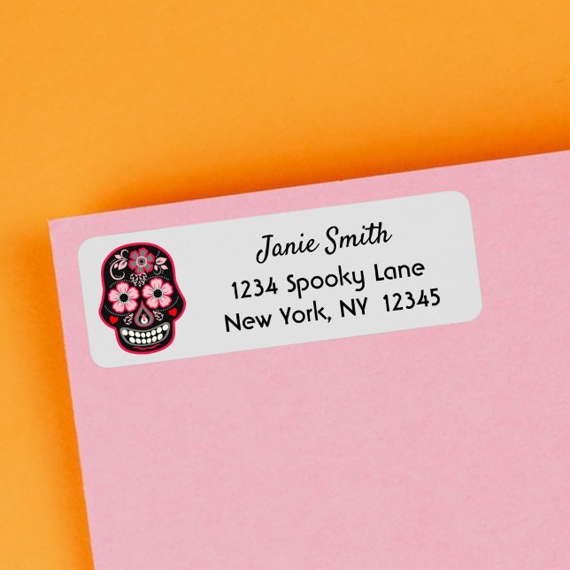 Vintager rosa Tag der Toten Dia Muertos Skull (Von Creator hochgeladen)