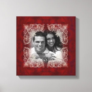 Vintager Rosen-Foto-Druck Leinwanddruck