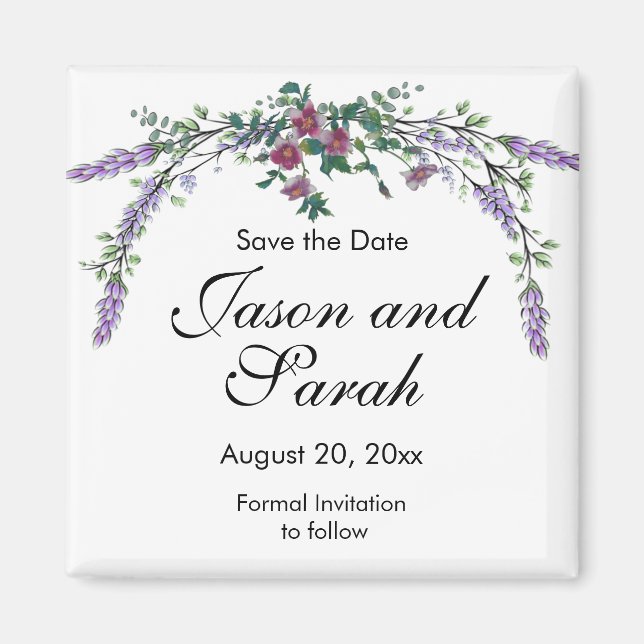 Vintager Rosenblättriger Eukalyptus Magnet (Vorne)