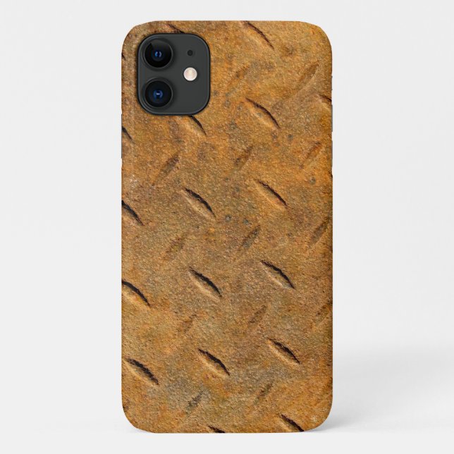 Vintager rostfreier Stahl Case-Mate iPhone Hülle (Rückseite)