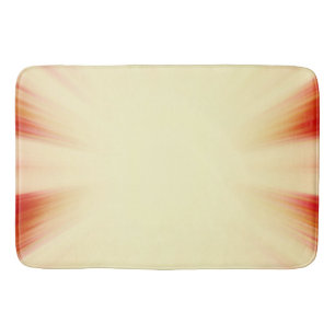 Vintager Rot-Gelb-Sonnenbrand Badematte