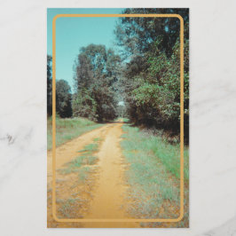 Vintager Rotdunkelpfeil Briefpapier