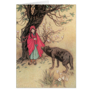 Vintager Rotkäppchen von Warwick Goble