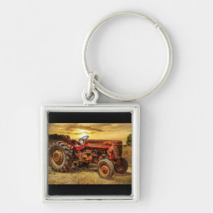 Vintager Rotzüchter Schlüsselanhänger