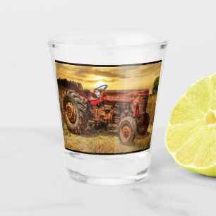 Vintager Rotzüchter Schnapsglas