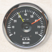 Vintager Round-Analog-Auto-Tachometer-Untersetzer