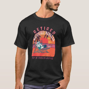 Vintager Rückzahlungsservice für müde Materialien T-Shirt
