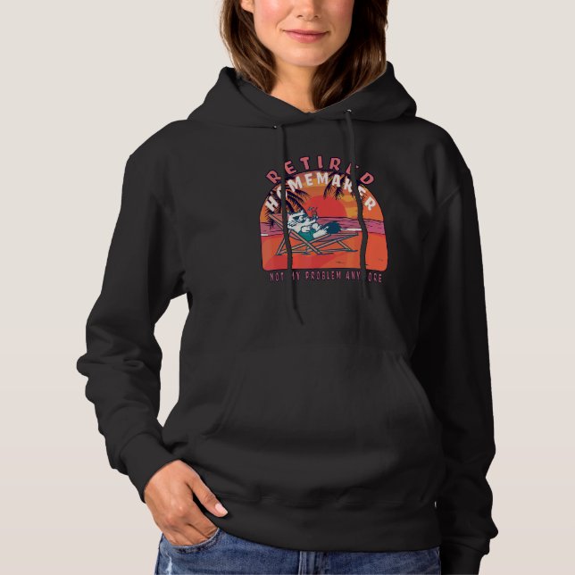 Vintager Ruhestand Hoodie (Vorderseite)