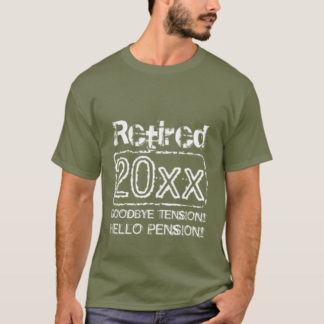 Vintager Ruhestand von Shirt für Rentner (Vorderseite)