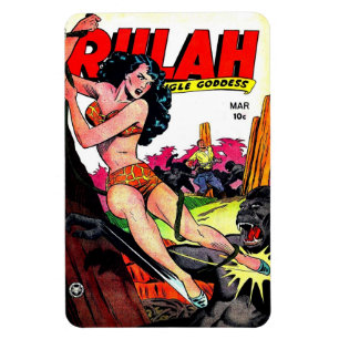 Vintager Rulah Comic-Magnet 1949 Magnet