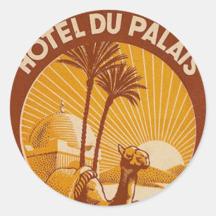 Vintager Rundaufkleber Runder Aufkleber