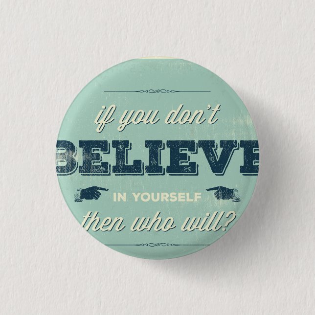 Vintager runder Knopf Button (Vorderseite)