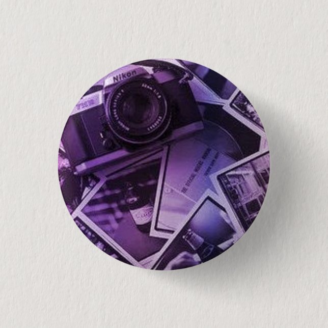 Vintager runder Knopf Button (Vorderseite)