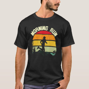 Vintager Runner Morning Run for Women Marat T-Shirt