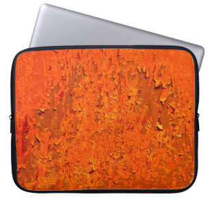 Vintager Rust: Alte texturierte Oberfläche Laptopschutzhülle