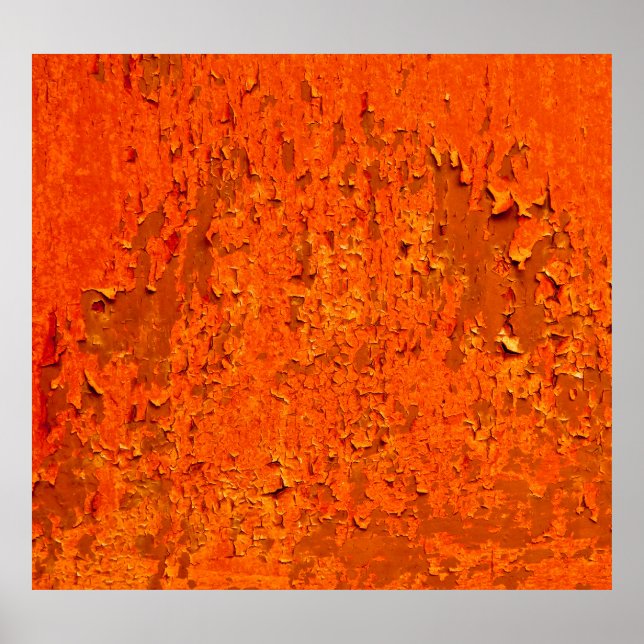 Vintager Rust: Alte texturierte Oberfläche Poster (Vorne)