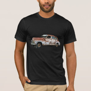 Vintager Rusted Car Graphic T - Shirt
