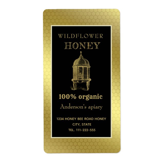 Vintager, rustikaler Goldhengst (Vorne)