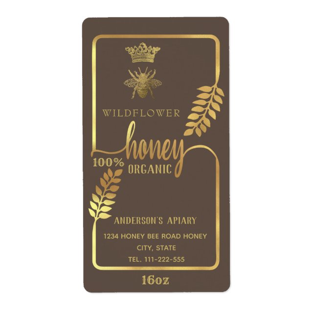 Vintager, rustikaler Honigwulst (Vorne)