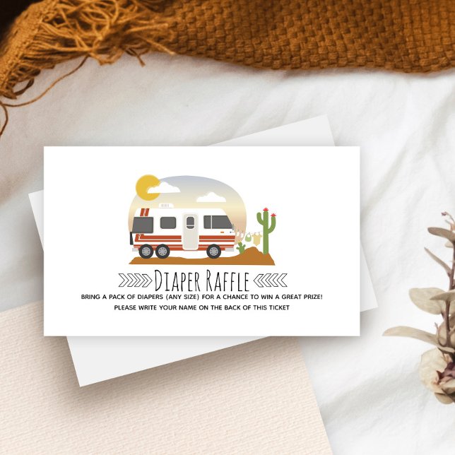 Vintager RV Wüstenduschenspanner Begleitkarte (Von Creator hochgeladen)