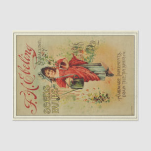 Vintager Saatkatalog Ebeling Bulbs 1902 Seidenpapier