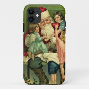 Vintager Sankt- und Kindertelefon-Kasten iPhone 11 Hülle
