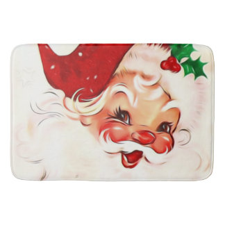 Vintager Santa 4 Badematte