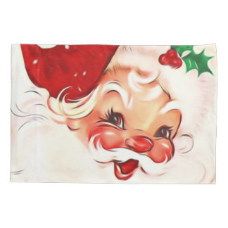 Vintager Santa 4 Kissenbezug