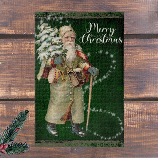 Vintager Santa Jigsaw Puzzle