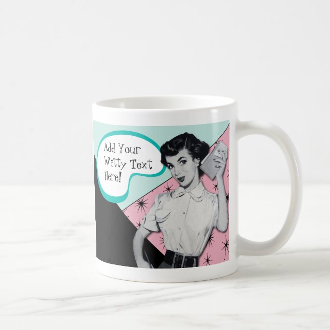 Vintager Sassy Sekretär Mug Tasse (Rechts)