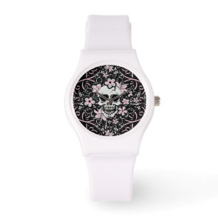 Vintager Schädel Armbanduhr