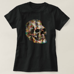 Vintager Schädel Beängstigend Cool und einzigartig T-Shirt