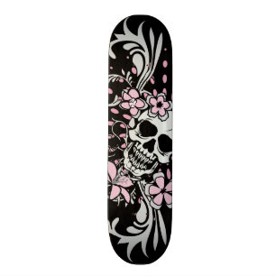 Vintager Schädel Skateboard