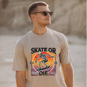 Vintager Schädel T-Shirt