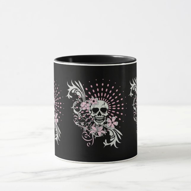 Vintager Schädel Tasse (Zentrum)