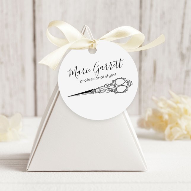 Vintager Scheren Geschenkanhänger (Von Creator hochgeladen)