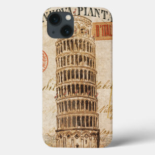 Vintager Schießturm von Pisa Case-Mate iPhone Hülle